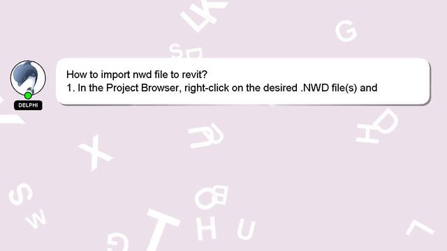 How to import nwd file to revit? смотреть онлайн