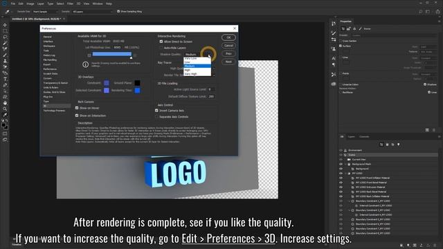 How to Convert 2D to 3D Logo in Photoshop смотреть онлайн