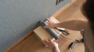 Монтаж установки для соседей снизу (если на полу уложен ламинат или паркет)