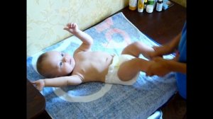 *Веселый массаж и зарядка для младенца от Lyudmyla Luneva*