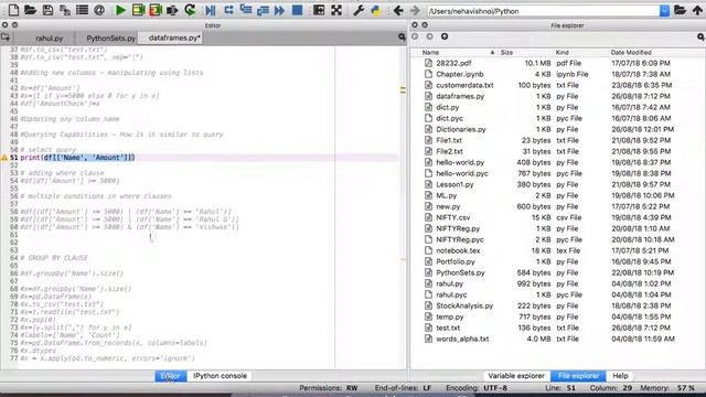Python Basics Pandas DataFrames Part 2