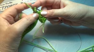 #703 Домашние следки спицами _тапочки с бесшовной подошвой_ подробный мастер класс. (720p).mp4