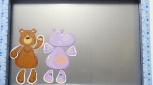 Магнитная мозаика -набор элементов "Всякая всячина.Зоопарк" 6 зверей,компания "Десятое королевство"