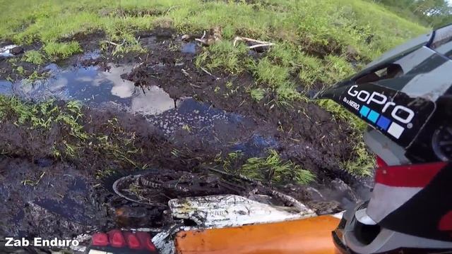 Single ENDURO Rider  Одинокий всадник на ЭНДУРО. Преодоление 70 км болота.