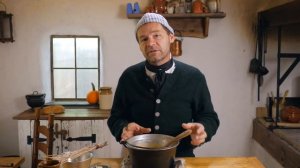 Historic Harvest Soup with Pumpkin Bowl - 18th Century Cooking