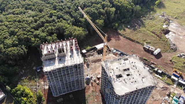 ЖК Рассвет / Oсвоения территории за "Metro Cash & Carry" / август 2018 г/ г.Самара / Russia смотреть онлайн