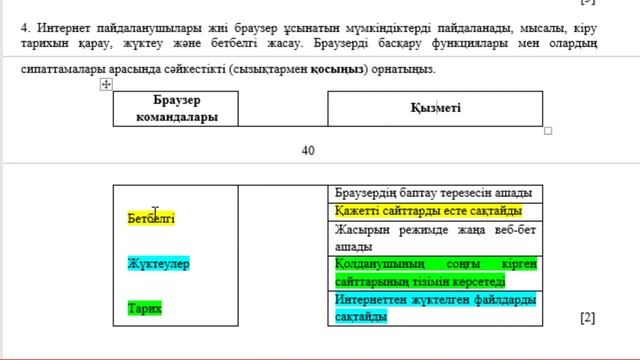 4 сынып Ақпараттық коммуникациялық технологиялар пәні 4 тоқсан ТЖБ тапсырмаларын талдау смотреть онлайн