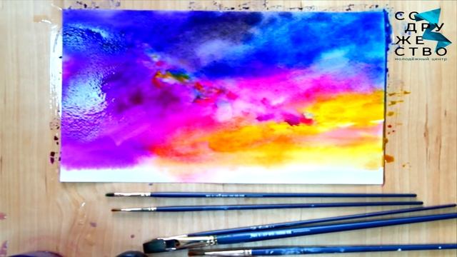 Мастер класс "Рисуем космос" смотреть онлайн