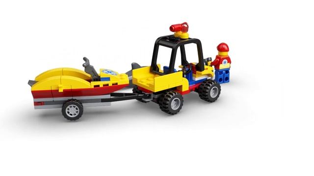 LEGO, КОНСТРУКТОР "City" "Пляжный спасательный вездеход" смотреть онлайн