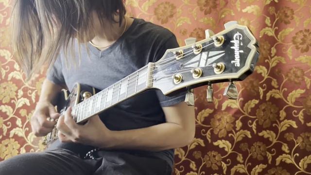 1997 Epiphone Black Beauty + Rotosound RS200 (Flat) Neck смотреть онлайн