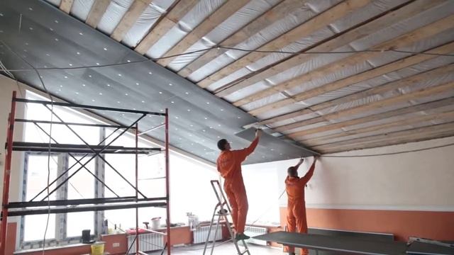 Утепление крыши изнутри панелями РПГ смотреть онлайн