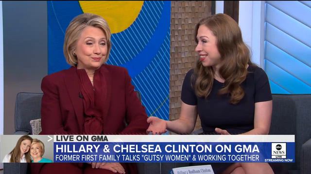 Hillary and Chelsea Clinton talk the ‘The Book of Gutsy Women’ l GMA