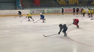 Тренировка ХОККЕЙ с ШАЙБОЙ ДЕТИ 10 ЛЕТ. ХК СОКОЛ-2011. 7 августа 2021