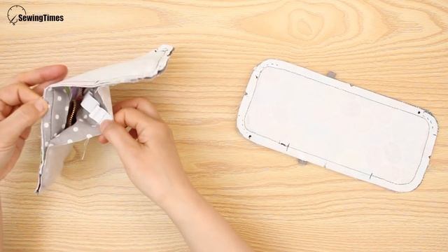 DIY Triple Zipper Pencil Case | Large Capacity Stationery Pouch Tutorial [sewingtimes]