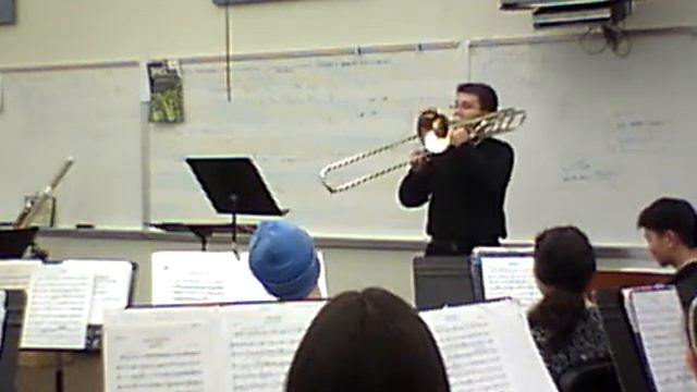 Bach Suite No.1 mvt.6 (trombone) смотреть онлайн