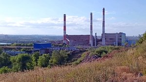 Магнитогорск, от Бетонстроя на Коммуналку, промзона и частный сектор левобережья (14.08.2022)