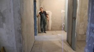 Облицовка пола,прихожая,коридор,ванная,кухня ч.1