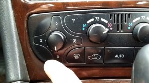 Mercedes C W203 kuzov klimat kontrol necə işləyir?