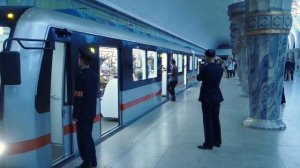 Пхеньян, новый поезд метро (Pyongyang New Subway Train, May 2016)