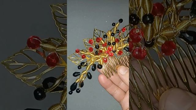 гребень для волос #украшения#свадебныеукрашения#гребень#украшениядляволос#корона