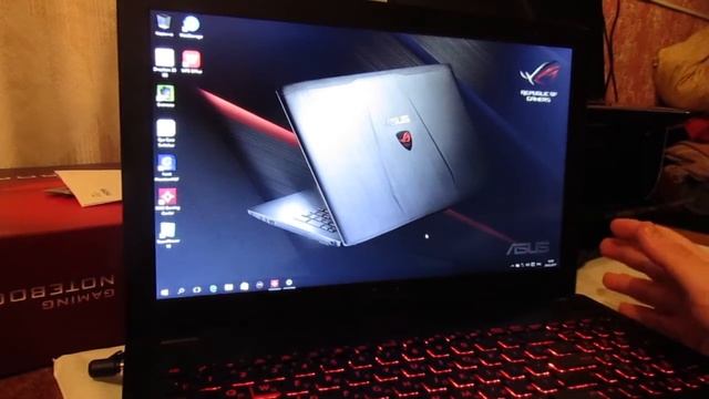 Первый взгляд на игровой ноутбук Asus GL552VX смотреть онлайн