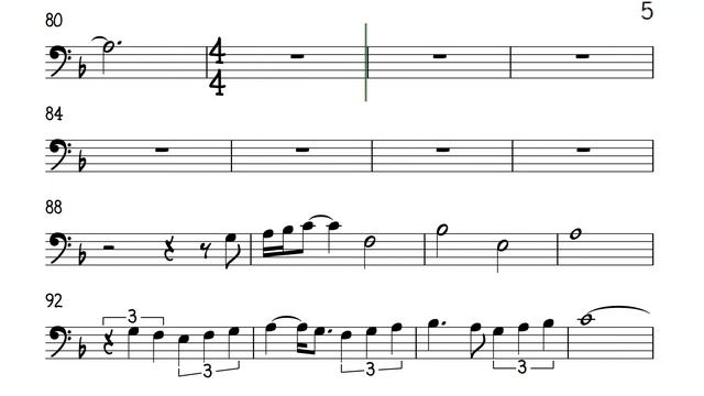 Waltz for Debby Cello Trombone Sheet Music Backing Track Play Along Partitura смотреть онлайн