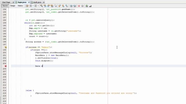 Employee Payroll Management System Using Java Netbeans-Part 29- Monitor Login/Logout (Audit Trail) смотреть онлайн
