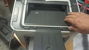 HP LaserJet p1505 test page