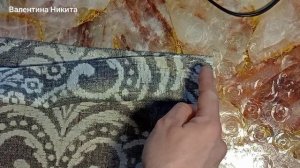 Из остатков ткани - декоративная наволочка
