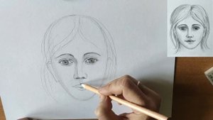 Как нарисовать портрет карандашом. Мастер-класс // Short pencil drawing tutorial: faсe