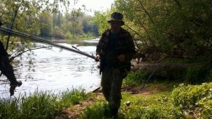 Рыбалка на реке Протва#13.Где и как поймать рыбу.Рыба пошла на нерест.Стреляем с ППШ-41.