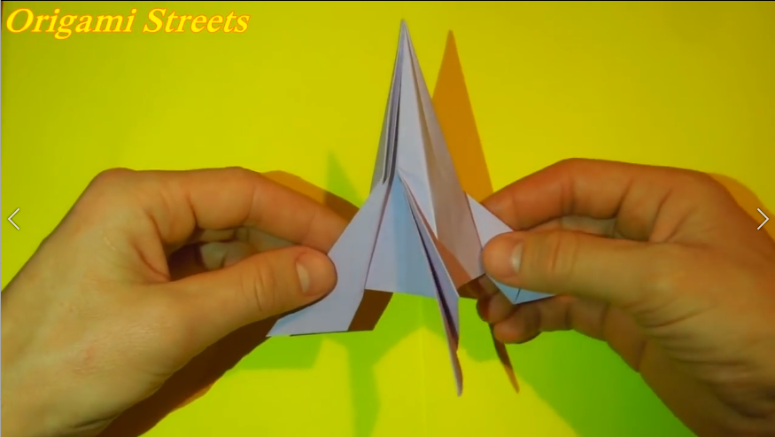 Как сделать ракету из бумаги. Оригами ракета.mp4 смотреть онлайн