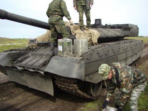 Танк ВС РФ «Черный орел» ждет Leopard на Украине | новости