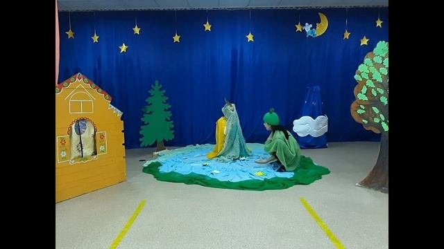 В голубом озере