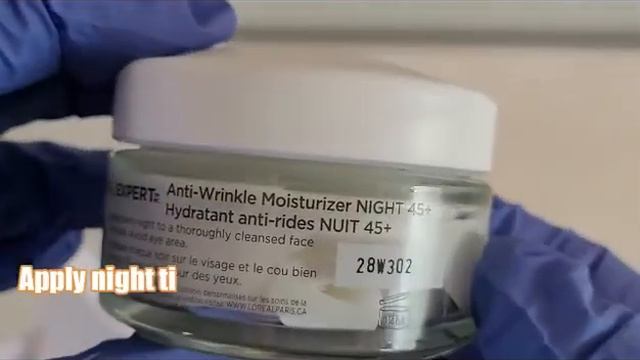 LOREAL Paris New formula / wrinkle expert Anti wrinkle moisturizer night /Acts on wrinkle &Firmness смотреть онлайн