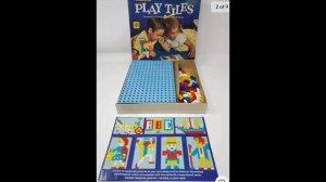 Vintage Halsam Playskool Play Tiles toy puzzle game Playtiles Disney Magilla Gorilla Hanna Barbera