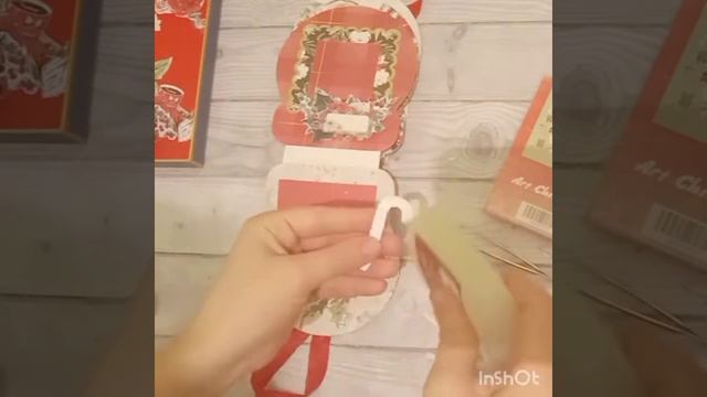 МК интерьерный мини-альбом с подсветкой  Скрапмир  Art Christmas