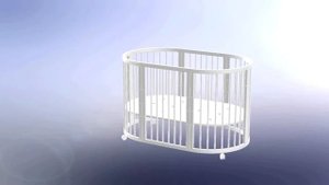 Инструкция по сборке круглой кроватки 6 в 1