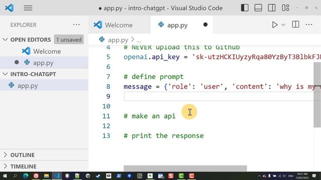 CHATGPT PYTHON TUTORIAL - Build a Bot in 8 Minutes смотреть онлайн