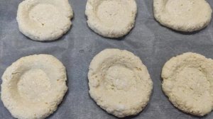 Ватрушки из творожного теста с творогом