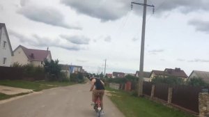 Гонка на мопедах. Райский и Семак мл.