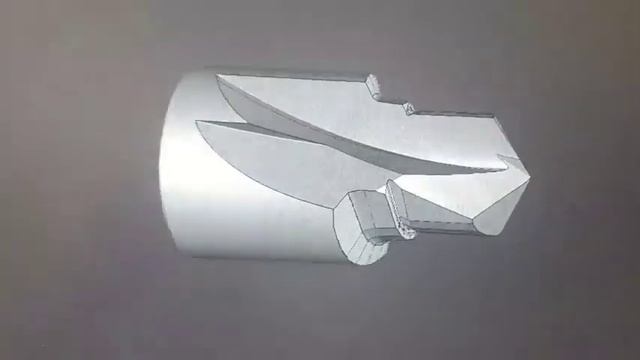 СПЕЦфрезы / комбинированное сверло из быстрореза.