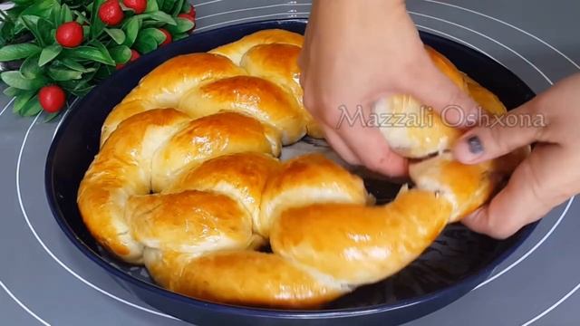 Почему Они Такие Вкусные  Гениально и Просто!Шикарная Формовка Пирогов.Пироги.Выпечки,Рецепт Сдоба