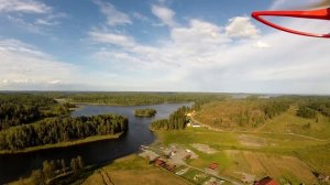 Полет над островом Кильпола, Карелия