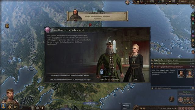 Let's Play Crusader Kings 3 #187 Alltag als Regent - Schweden - Royal Court - Deutsch смотреть онлайн