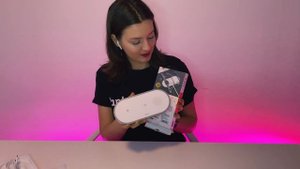 6931474724588 Беспроводная зарядка HOCO CW24 Handsome 3 в 1 wireless fast charger, белый.