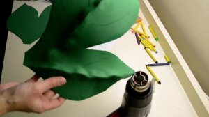 МК листья для георгина из фоамирана (часть 1)