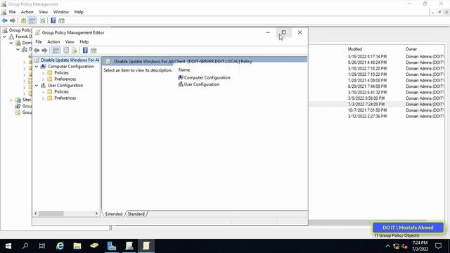 Disable Checking For Updates Using Group Policy (GPO) on All client Computer on Domain Server 2019 смотреть онлайн