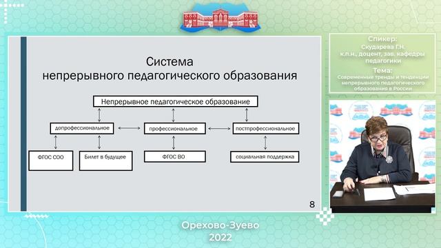 Скударёва Г.Н. - Современные тренды и тенденции непрерывного педагогического образования в России