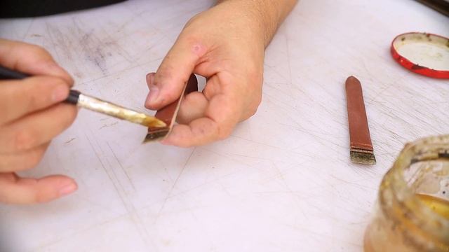 make a watch strap with aramid fabric | leather watch strap | leather craft смотреть онлайн